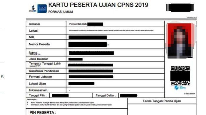 Setelah CETAK Kartu Peserta Ujian CPNS Kemenkumham, Kenakan Pakaian Ini Saat Ujian SKD