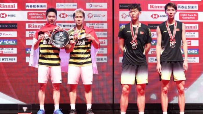 Link Live Streaming BWF Tour Final 2018 - Marcus/Kevin Bertemu Musuh Bebuyutan asal China