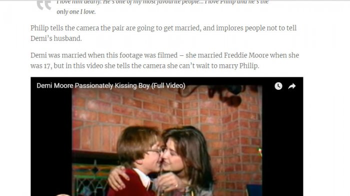 Video Demi Moore Cium Bocah 15 Tahun Kembali Tersebar, Dikecam Dugaan Pelecehan Seksual