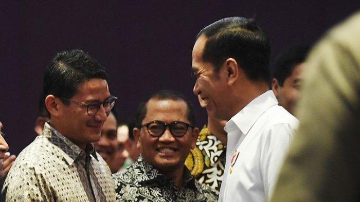 Namanya Disebut Jokowi, Peluang Sandiaga Uno Maju Pilpres 2024 Lebih Besar Ketimbang Anies Baswedan