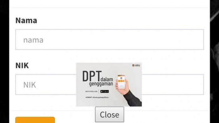 Cara Mengecek Nama Apakah Sudah Terdaftar Dalam DPT Secara Online