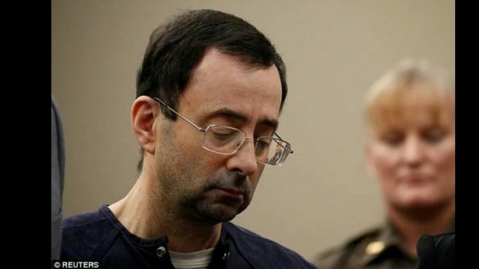 Dr Nassar Sang Pedofil Dihukum 175 Tahun Penjara