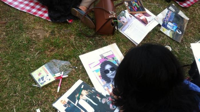 Pengunjung FKY Diajak Workshop Paste Up