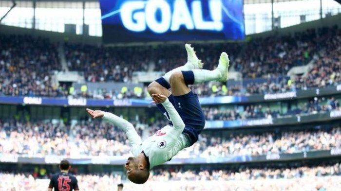 Hasil Liga Inggris Tottenham vs Huddersfield, Hatrik Lucas Moura dan Keberuntungan di Stadion Baru