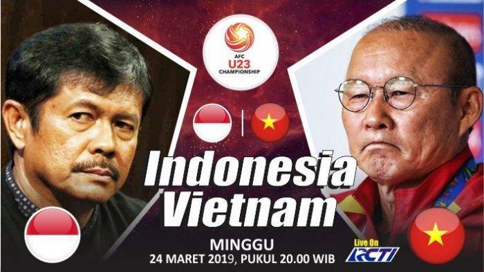 Indonesia vs Vietnam di RCTI Malam Ini, Jadwal Timnas U 23 Kualifikasi Piala AFC, Lima Pemain Kunci