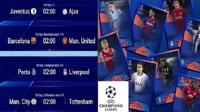 Jadwal Liga Champion Malam Ini Siaran Langsung dan Live Streaming RCTI