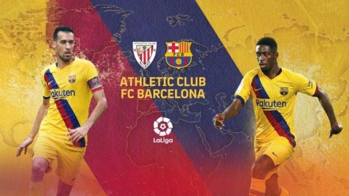Jadwal Tayang TV Sedunia dan Live Streaming Bein Sport 1 Athletic Bilbao vs Barcelona