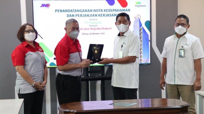 Pegadaian Gandeng JNE Perluas Akses Masyarakat Terhadap Produk dan Layanan Pegadaian