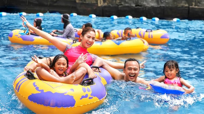 H+1 Lebaran, Ribuan Pengunjung Penuhi Jogja Bay Waterpark