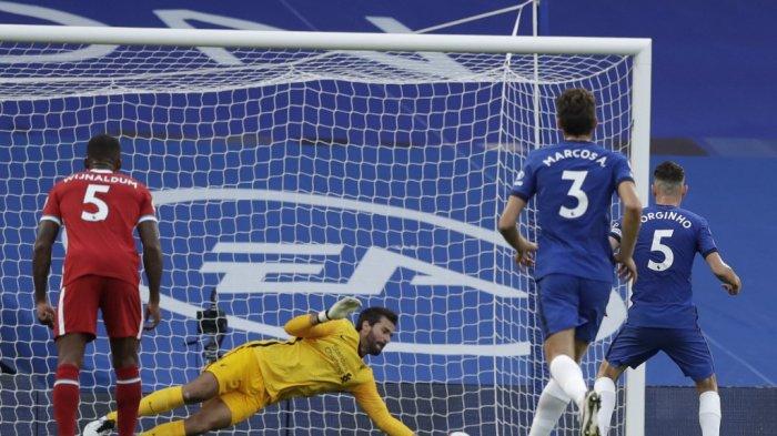 ALISSON Tepis Tendangan Penalti Jorginho & Gagalnya Percobaan ke-9 Eksekutor Chelsea