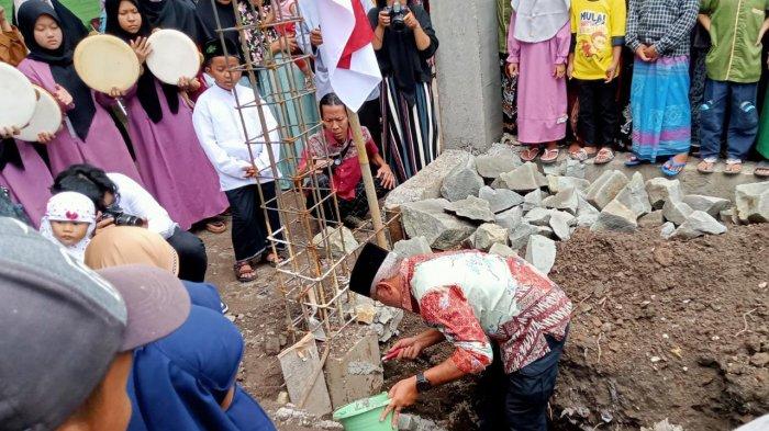 Kepala Densus 88 Polri Meletakkan Batu Pertama Pembangunan Gedung Baru Yayasan Bumi Damai