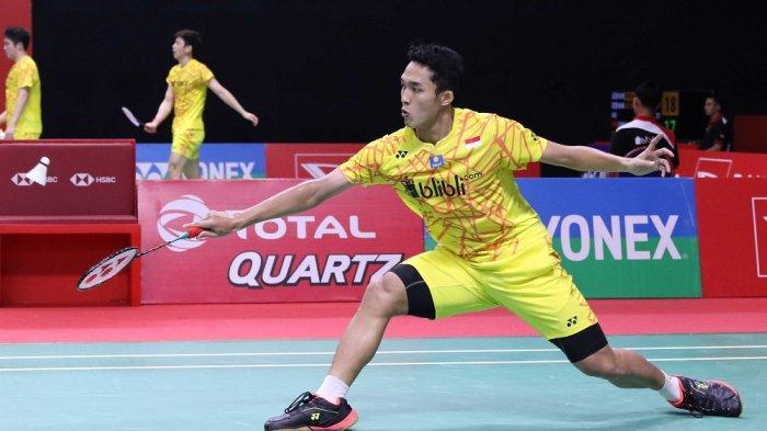 Malaysia Open 2019 : Jonatan Christie Menang Mudah Atas Wakil Prancis Dua Gim Langsung