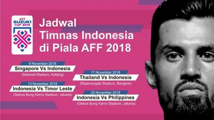 LIVE Streaming RCTI Timnas Indonesia vs Timor Leste Piala AFF Suzuki 2018 Malam Ini