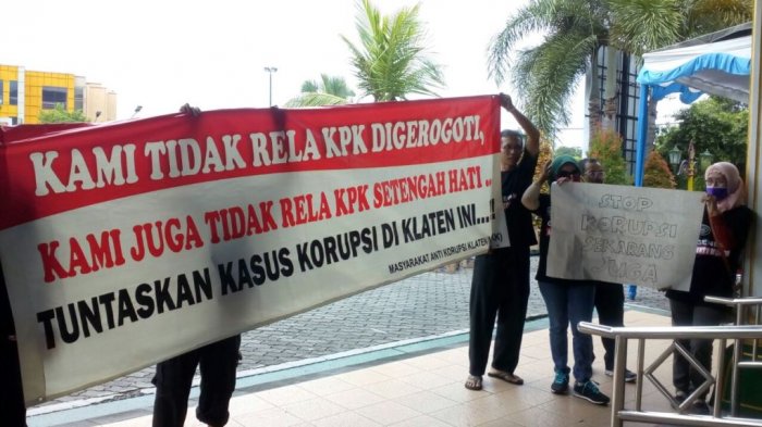 Tawarkan Resolusi terhadap Pemberantasan Korupsi di Klaten, MAKK Lakukan Aksi