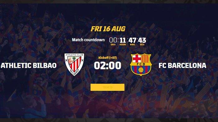 Nonton Athletic Bilbao vs Barca di Ponsel Bisa Live Streaming beIN Sports via MAXStream