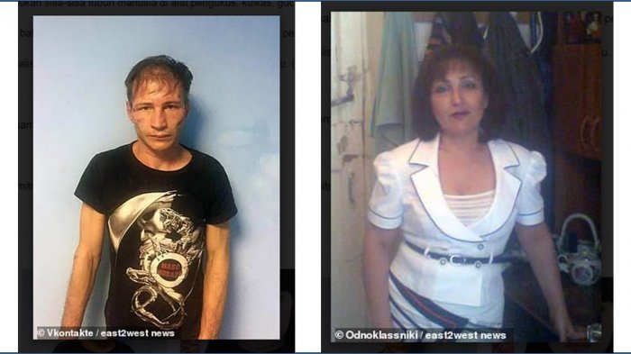 Pasutri Kanibal di Rusia Mengaku Telah Memakan 30 Orang Korbannya