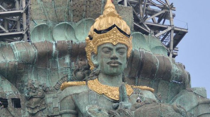 Patung GWK Selesai Dibangun setelah 28 Tahun Dikerjakan