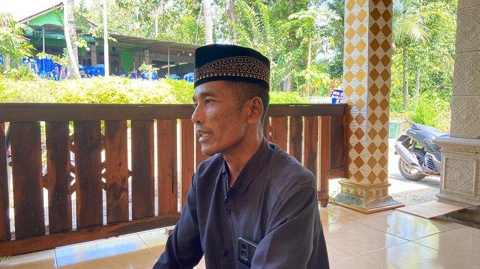 Ayah Ilham Dwi Saputra (16), korban penganiayaan asal Kalurahan Triharjo, Kapanewon Pandak, Kabupaten Bantul, Sugeng Riyanto (53)