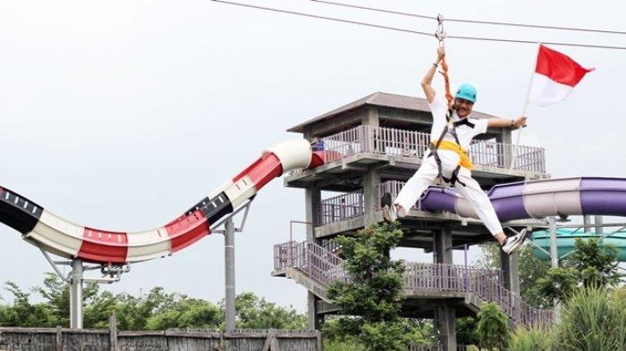 Flying Jose, Wahana Baru Jogja Bay Waterpark yang Menantang Adrenalin Pengunjung