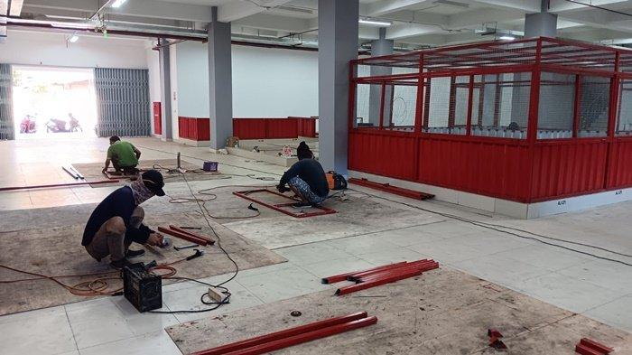 Pedagang Pasar Gedhe Klaten Mulai Pindahan dan Menata Kios serta Los