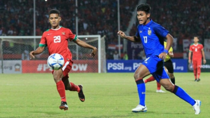 Penyisihan Grup A Piala AFF U 19 : Timnas Indonesia Sementara Tertinggal 0-1 dari Thailand
