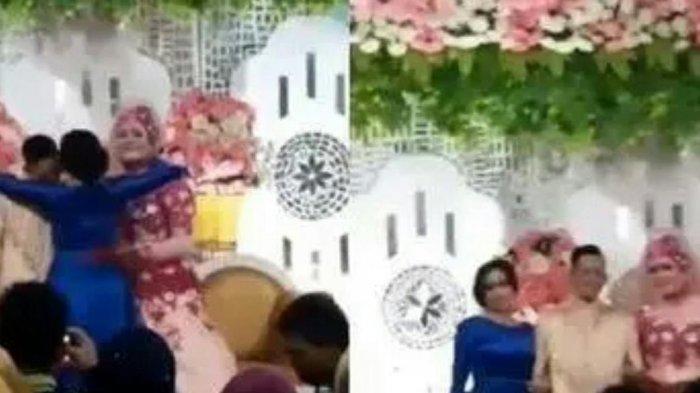 Pelukan Seorang Wanita untuk Kekasih Hatinya yang Bersanding di Pelaminan dengan Perempuan Lain