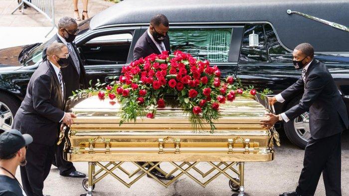 Pemakaman George Floyd: Wali Kota Menangis Tersedu-sedu di Depan Peti Berlapis Emas