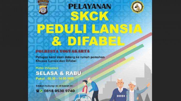 Polresta Yogyakarta Berikan Layanan SKCK untuk Lansia dan Difabel