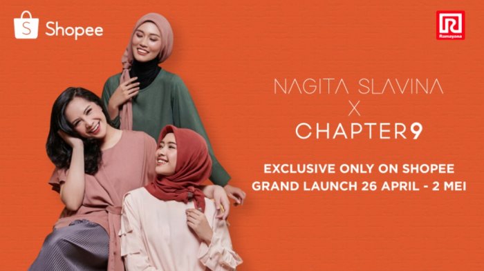 Ramayana Bersama Shopee Luncurkan Koleksi Fesyen Nagita Slavina Sambut Ramadan