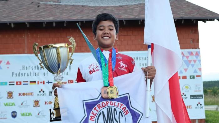 rayyan abdulkarim ardianto berkuda