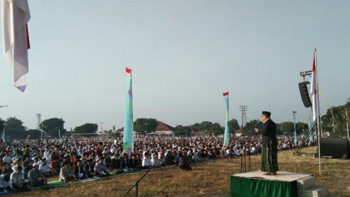 Ribuan Warga Padati Alun-alun Utara Kraton Saat Shalat Idul Adha 1440 H