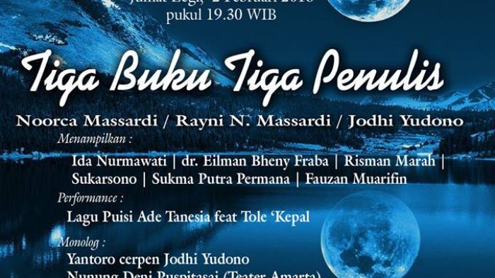 Tembi Rumah Budaya Gelar Sastra Bulan Purnama Edisi 77
