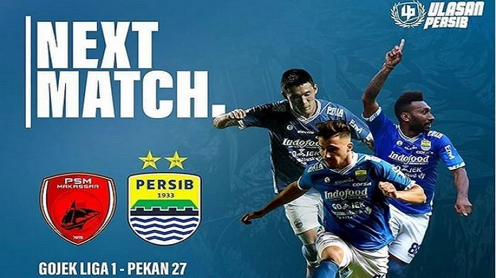 Siaran Langsung dan Live Streaming Indosiar PSM Makassar vs Persib Bandung, Kick Off Pukul 15.30 WIB