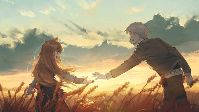 Spice and Wolf,10 Rekomendasi Anime  Santai Cocok Untuk Jadi Teman Makan