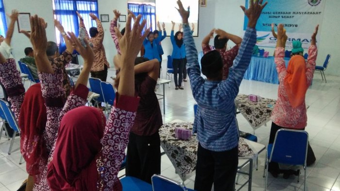 Berkontribusi untuk Desa Panggungharjo, Stikes Akbidyo Berikan Informasi Kesehatan