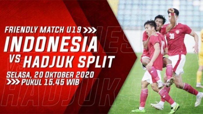 LINK NET TV / Mola Tv Siaran Langsung & Live Streaming Indonesia vs Hajduk Split