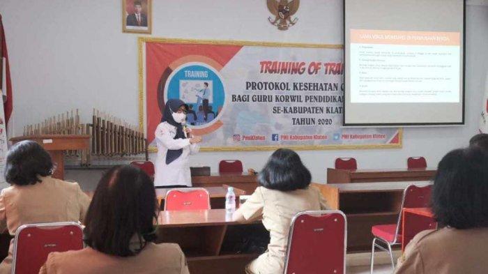 Para Guru di Klaten Disiapkan Jadi Agen Edukasi Protokol Kesehatan