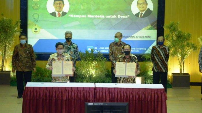 UNY dan Kementerian Desa PDTT Tandatangani Nota Kesepahaman Dukung Percepatan Pembangunan