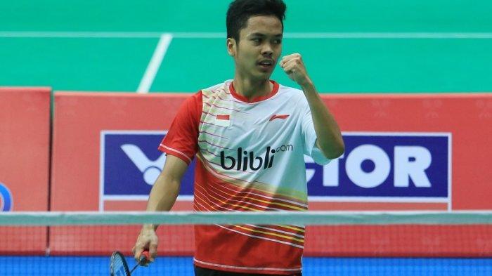 Update BWF World Ranking Tunggal Putra Jelang All England 2020, Anthony Ginting Masuk 3 Besar Dunia
