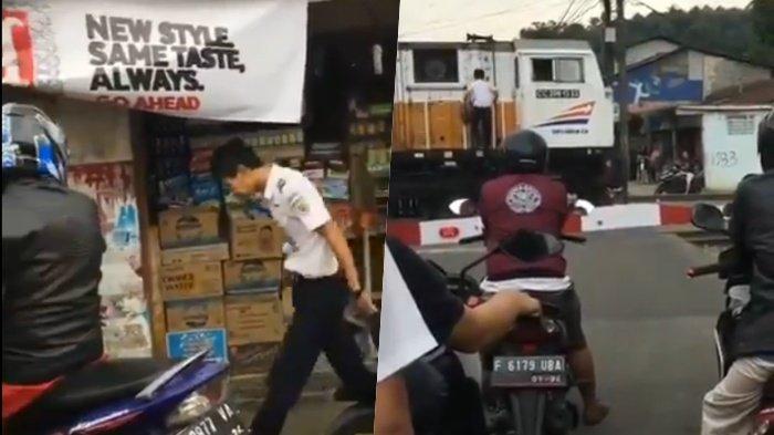 Viral Video Masinis Beli Jajan Saat Kereta Berhenti, Warganet Tertawa Ngakak