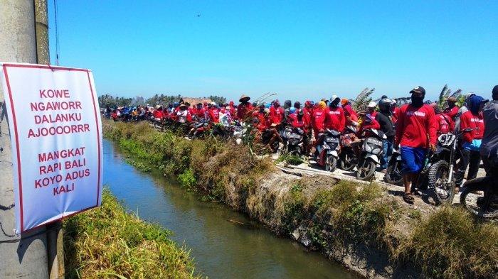 Warga Banaran Kembali Aksi Tolak Penambangan Pasir
