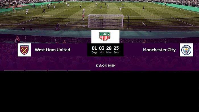 West Ham vs Manchester City Cuma Bisa Disaksikan Lewat Mola Parabola dan Polytron Streaming