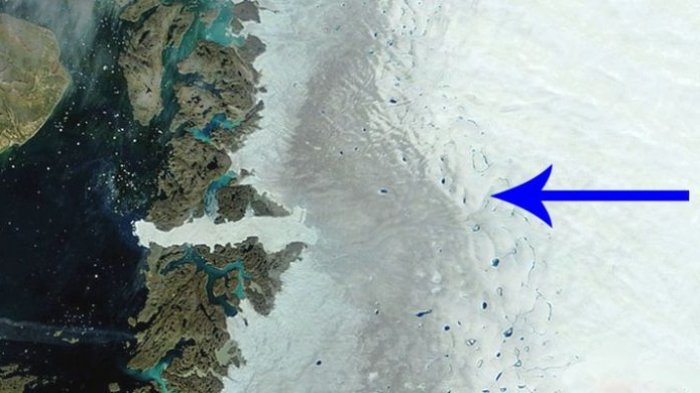 Kabar Buruk Bagi Dunia, Zona Gelap di Greenland Semakin Meluas