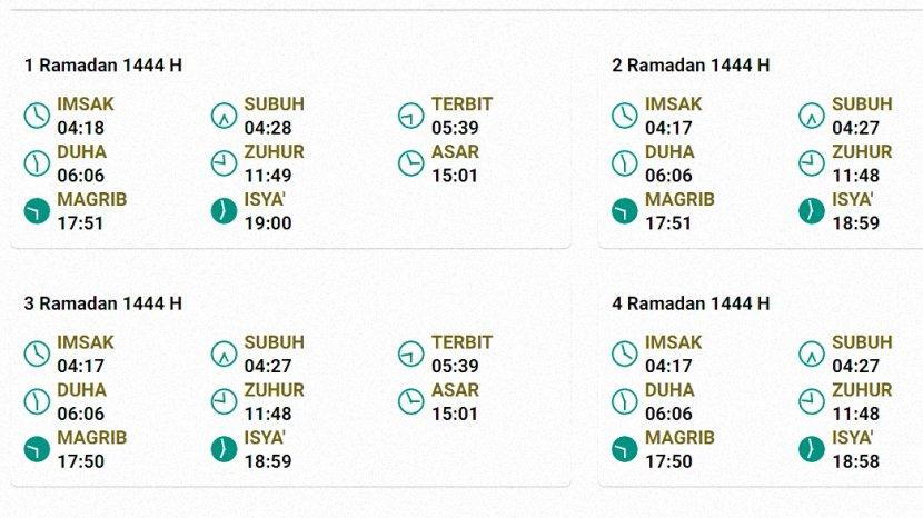 Link Download Jadwal Imsakiyah Ramadan 2023 di DIY: Jogja, Sleman, Kulon Progo, Bantul, Gunungkidul