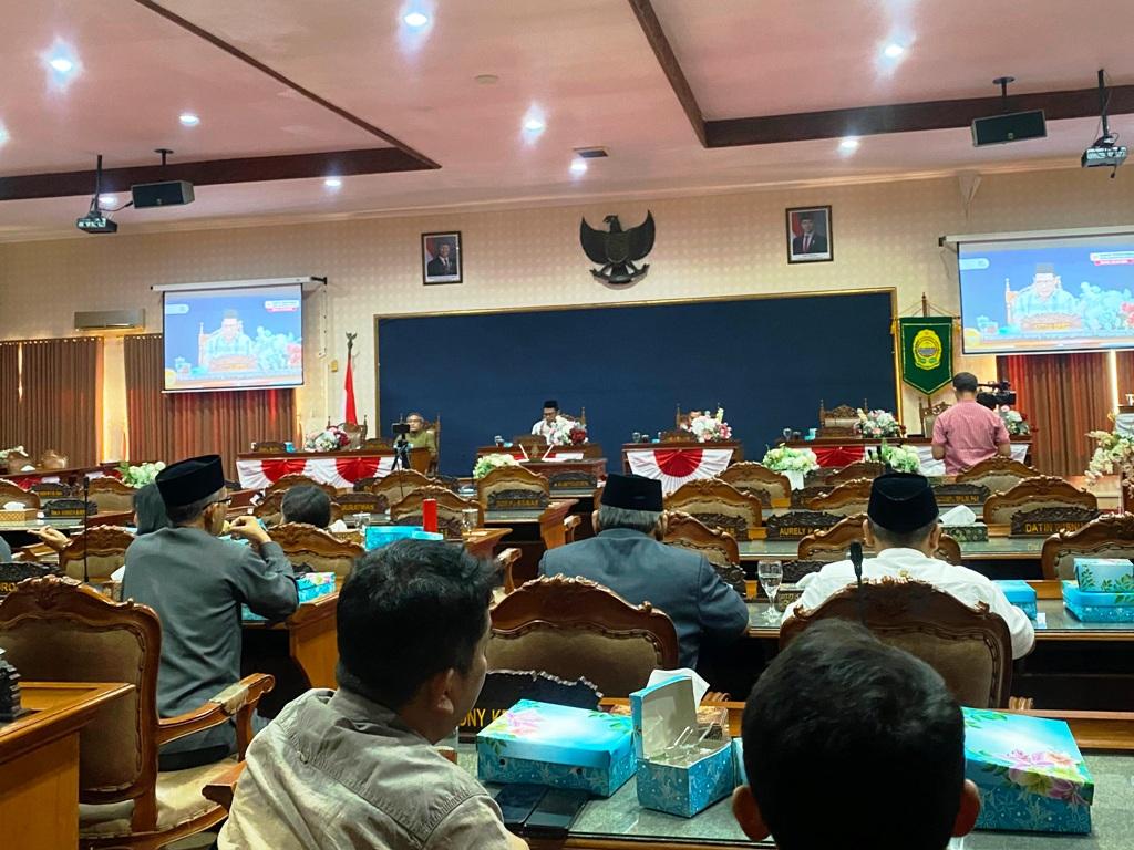 Rapat Paripurna DPRD Bantul Bahas Realisasi APBD Tahun Anggaran 2025 - Tribunjogja.com