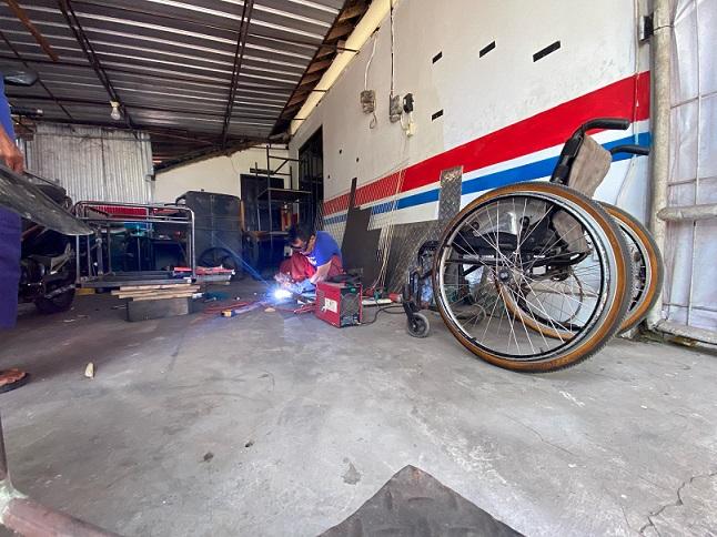 KISAH Berdirinya Bengkel Sahabat Difabel di Jalan Parangtritis Bantul