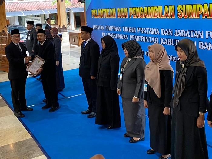 Bupati Bantul Lantik 6 Pimpinan Tinggi Pratama dan 7 Jabatan Fungsional