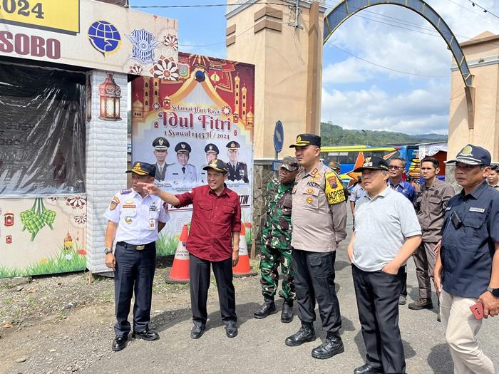 Jelang Meningkatnya Arus Mudik Lebaran 2024, Bupati Wonosobo Pimpin Pemantauan Pos Terpadu