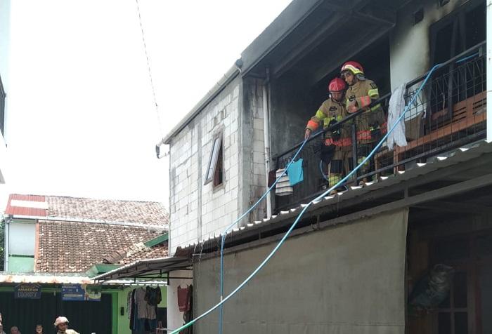 Ditinggal ke Rumah Sakit, Satu Unit Kamar di Bantul Terbakar