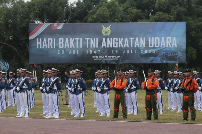 Lima Pesan KSAU saat Pimpin Upacara Hari Bakti TNI 2025 di AAU Yogyakarta